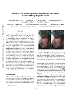 Benefiting from Bicubically Down-Sampled Images for Learning Real-World
  Image Super-Resolution