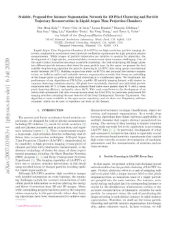 Scalable, Proposal-free Instance Segmentation Network for 3D Pixel
  Clustering and Particle Trajectory Reconstruction in Liquid Argon Time
  Projection Chambers
