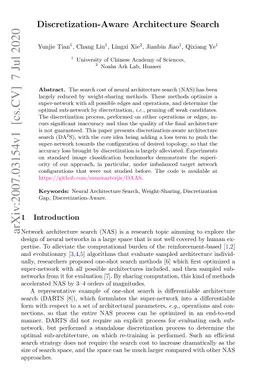 Discretization-Aware Architecture Search