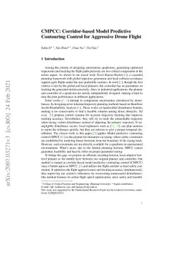 CMPCC: Corridor-based Model Predictive Contouring Control for Aggressive
  Drone Flight