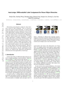 AutoAssign: Differentiable Label Assignment for Dense Object Detection