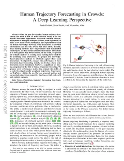 Human Trajectory Forecasting in Crowds: A Deep Learning Perspective