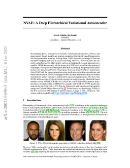 NVAE: A Deep Hierarchical Variational Autoencoder