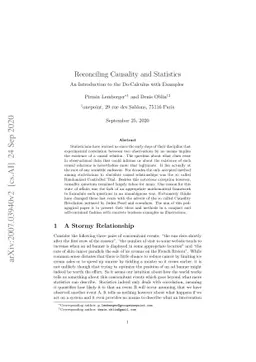Reconciling Causality and Statistics