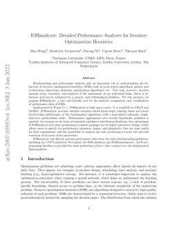 IOHanalyzer: Detailed Performance Analyses for Iterative Optimization
  Heuristics
