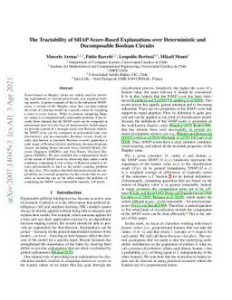 The Tractability of SHAP-Score-Based Explanations over Deterministic and
  Decomposable Boolean Circuits