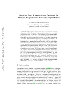 Learning from Scale-Invariant Examples for Domain Adaptation in Semantic
  Segmentation