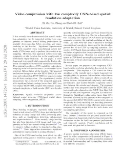 Video compression with low complexity CNN-based spatial resolution
  adaptation
