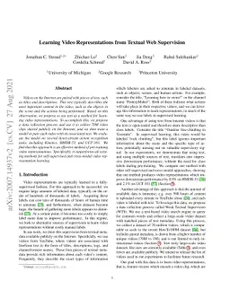 Learning Video Representations from Textual Web Supervision