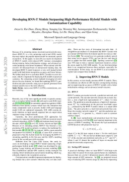 Developing RNN-T Models Surpassing High-Performance Hybrid Models with
  Customization Capability