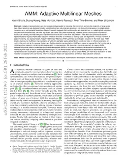 AMM: Adaptive Multilinear Meshes