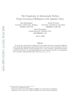 The Complexity of Adversarially Robust Proper Learning of Halfspaces
  with Agnostic Noise