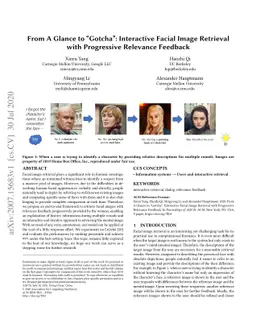 From A Glance to "Gotcha": Interactive Facial Image Retrieval with
  Progressive Relevance Feedback