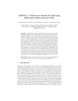 LEMMA: A Multi-view Dataset for Learning Multi-agent Multi-task
  Activities