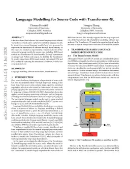 Language Modelling for Source Code with Transformer-XL