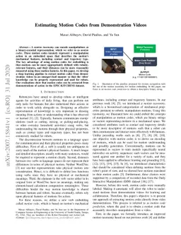 Estimating Motion Codes from Demonstration Videos