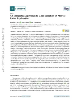 An Integrated Approach to Goal Selection in Mobile Robot Exploration