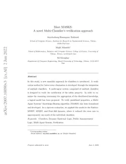 Meet MASKS: A novel Multi-Classifier's verification approach