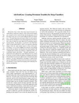 AdvFoolGen: Creating Persistent Troubles for Deep Classifiers
