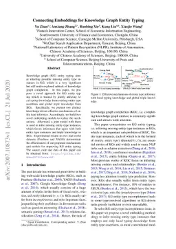 Connecting Embeddings for Knowledge Graph Entity Typing