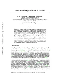 Time-Reversal Symmetric ODE Network