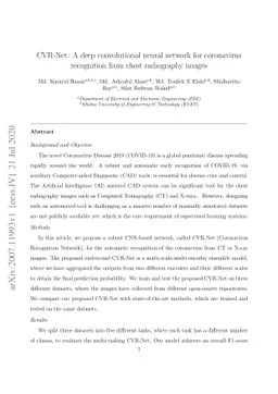 CVR-Net: A deep convolutional neural network for coronavirus recognition
  from chest radiography images