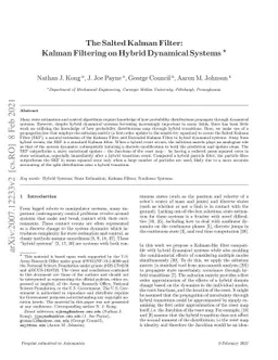 The Salted Kalman Filter: Kalman Filtering on Hybrid Dynamical Systems