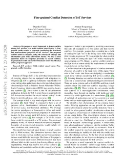 Fine-grained Conflict Detection of IoT Services