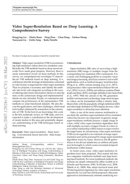 Video Super Resolution Based on Deep Learning: A Comprehensive Survey