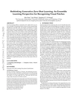 Rethinking Generative Zero-Shot Learning: An Ensemble Learning
  Perspective for Recognising Visual Patches
