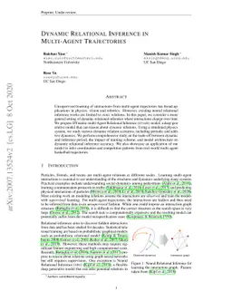 Dynamic Relational Inference in Multi-Agent Trajectories