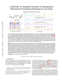 LineSmooth: An Analytical Framework for Evaluating the Effectiveness of
  Smoothing Techniques on Line Charts