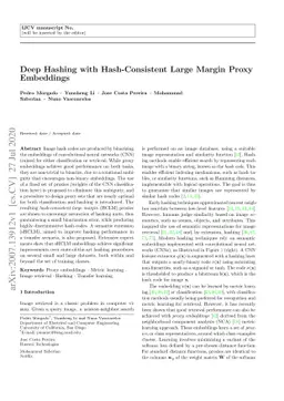 Deep Hashing with Hash-Consistent Large Margin Proxy Embeddings