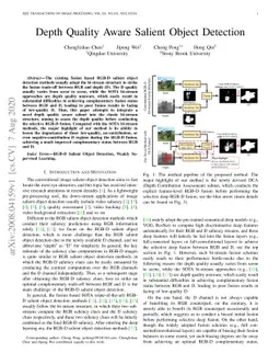 Depth Quality Aware Salient Object Detection