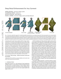 Deep Detail Enhancement for Any Garment