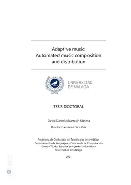 Adaptive music: Automated music composition and distribution