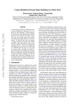 Context Reinforced Neural Topic Modeling over Short Texts