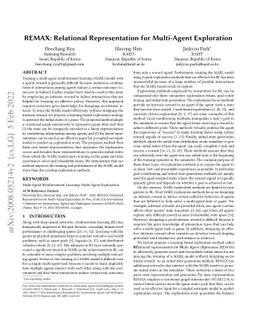 REMAX: Relational Representation for Multi-Agent Exploration