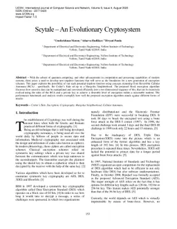 Scytale -- An Evolutionary Cryptosystem