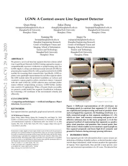 LGNN: A Context-aware Line Segment Detector