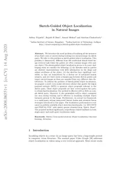 Sketch-Guided Object Localization in Natural Images