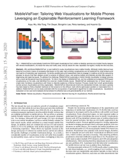 MobileVisFixer: Tailoring Web Visualizations for Mobile Phones
  Leveraging an Explainable Reinforcement Learning Framework