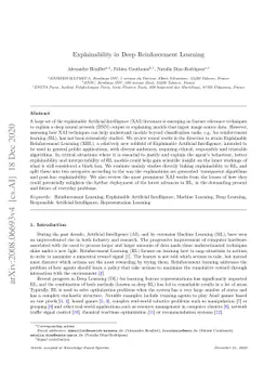 Explainability in Deep Reinforcement Learning