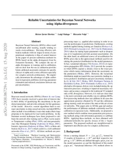 Reliable Uncertainties for Bayesian Neural Networks using
  Alpha-divergences