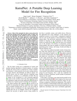 KutralNet: A Portable Deep Learning Model for Fire Recognition