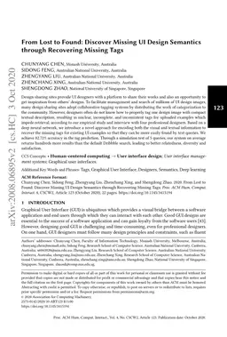 From Lost to Found: Discover Missing UI Design Semantics through
  Recovering Missing Tags