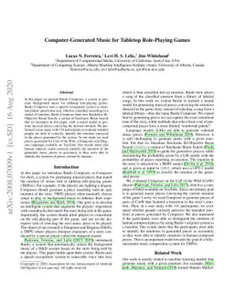 Computer-Generated Music for Tabletop Role-Playing Games