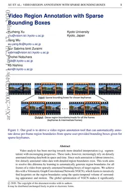 Video Region Annotation with Sparse Bounding Boxes