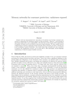 Memory networks for consumer protection:unfairness exposed