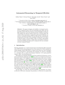 Automated Reasoning in Temporal DL-Lite